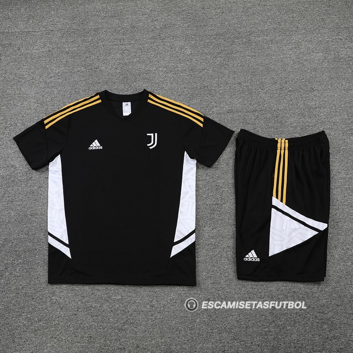 Chandal del Juventus Manga Corta 22-23 Negro - Pantalon Corto